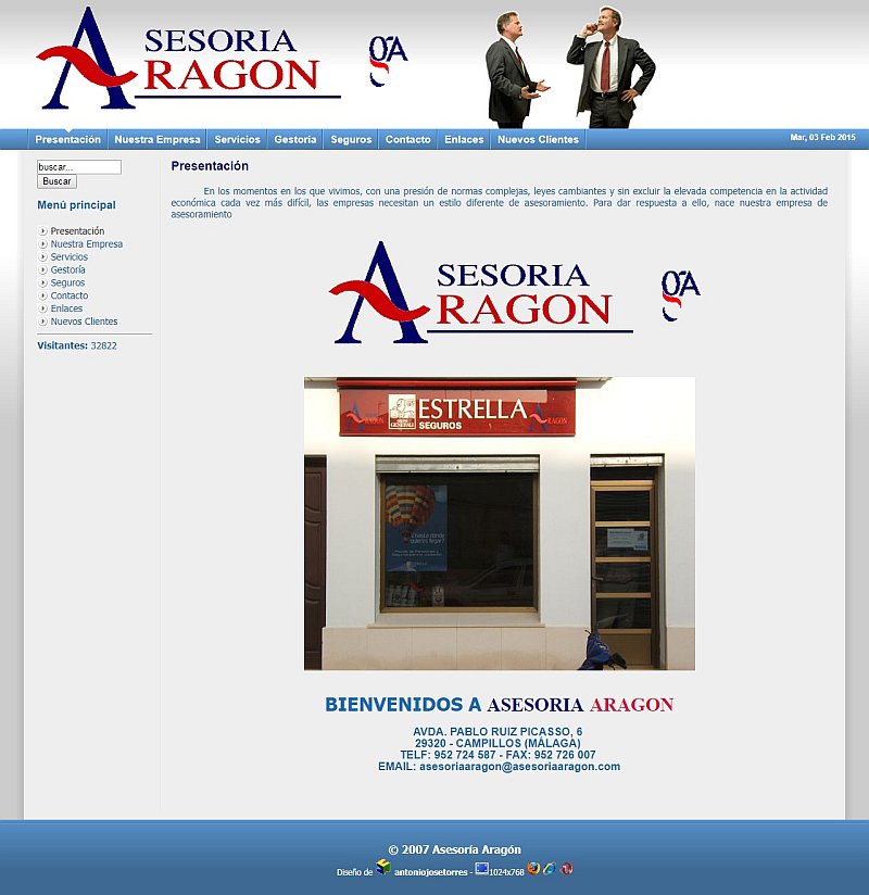 Web Asesoría Aragón